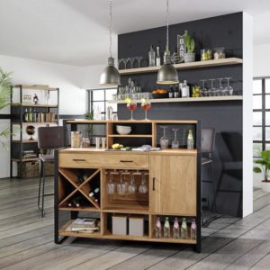 🍷 Premium Living Bar aus Akazienholz ab 489,30€ (statt 699€)