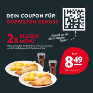 GRATIS Menue zu Menue bei Nordsee