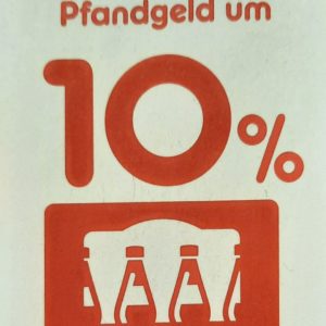 10% mehr Pfandgeld auf Mehrwegflaschen bei Netto