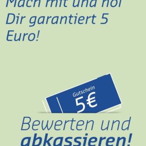 5€ für 5 Bewertungen bei Das Örtliche