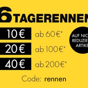 Galeria: Bis zu 40€ sparen beim 6-Tage-Rennen