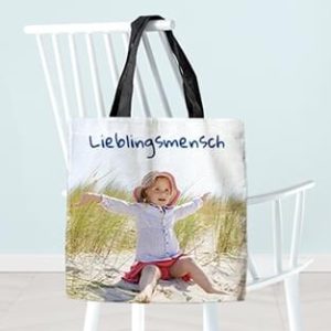 GRATIS *handgenähte Stofftasche* mit eigenem *Foto* kostenlos ab 50€ Bestellung bei meinfoto.de