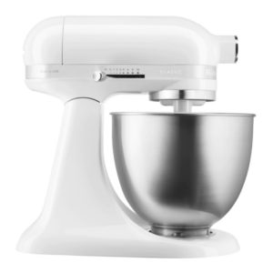 KitchenAid Classic Mini-Küchenmaschine in Weiß für 252,94€ + 50€ Netto-Gutschein (statt 279€) - Modell: 5KSM3310X