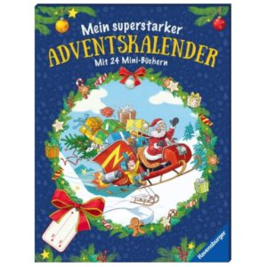 🎁 Mein superstarker Adventskalender mit 24 Mini-Büchern für 6,08€