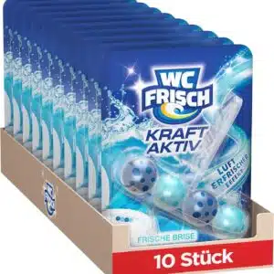 10x WC FRISCH Kraft Aktiv Duftsteine (Frische Brise) für nur 1,19€ pro Stück