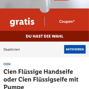 Gratis Cien Seife ab 10€ Einkaufswert mit Lidl Plus - nur heute!