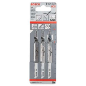 Bosch Professional 3 x Stichsägeblatt T 101 BR für weiches Holz, gerader Schnitt, Zubehör Stichsäge (Amazon Prime)