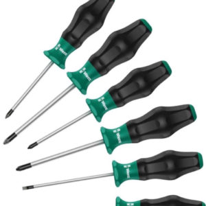 Wera 1335/1350/1355/6 Schraubendrehersatz Kraftform Comfort, 6-teilig ( Amazon Prime)