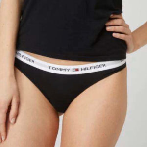 Tommy Hilfiger Damen Thong String in schwarz und grau, Gr XS bis L (Amazon Prime)