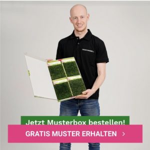 Kunstrasen Probe Box Gratis