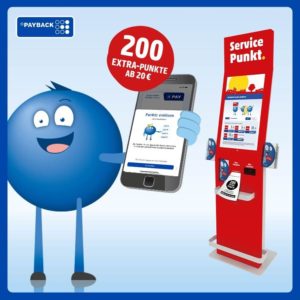 200 Extra Punkte (10%) ab 20€ bei Penny