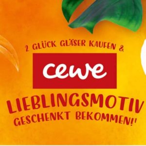 Kaufe 2x &#034;Glück&#034;- Marmelade und bekomme dein schönstes Bild als Postkarte. Plus gratis Fotoklemme am aufgebauten Stand im Geschäft