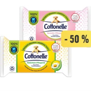 Cottonelle feuchtes Toilettenpapier mit Edeka und scondoo mit Gewinn