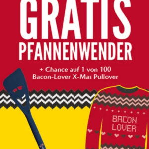 Gratis Pfannenwender bei 3 Packungen &#043; Gewinnspiel
