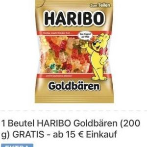 GRATIS 1 Beutel *HARIBO Goldbären* (200g) mit Kaufland-App ab 15€ Einkauf