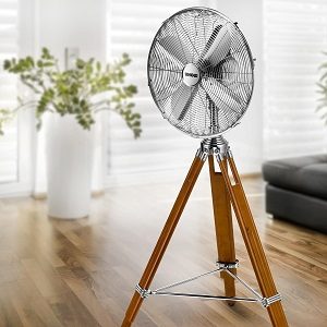 💨 Unold Standventilator Kolonial 86895 in Chrom/Kiefer mit 50W für 69,99€ (statt 119€)