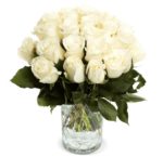 50 weiße Rosen (40cm) für 21,99€ (statt 60€) + 6,99€ VSK bei Blume Ideal