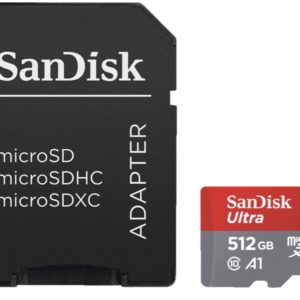 💾 SanDisk Ultra microSDXC 512GB + SD Adapter
