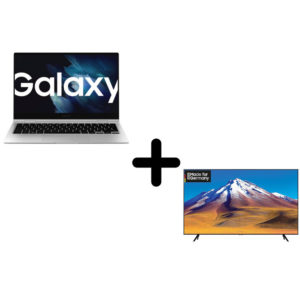 Samsung Galaxy Book Pro 360 + 55″ Crystal UHD LED-TV GU55TU6979UXZG für 1.349€ (statt 2.199€)