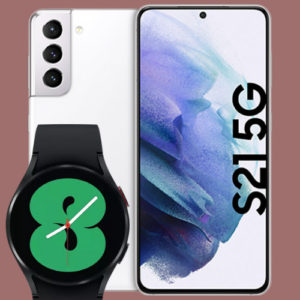 📱 Samsung Galaxy S21 5G (128GB) + Galaxy Watch 4 (40mm) für 767€ (statt 947€)