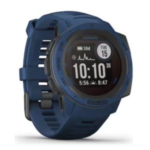 Smartwatch Garmin Instinct Solar in blau für 149,99€ (statt 221€)