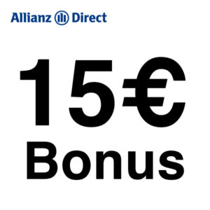 🚗 15€ Bonus für Allianz Direct-Kfz-Versicherung