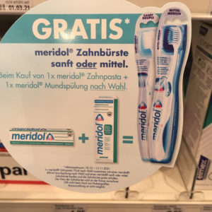 Meridol Mundspülung &#043; Zahnpasta kaufen &#061; gratis Zahnbürste bei DM