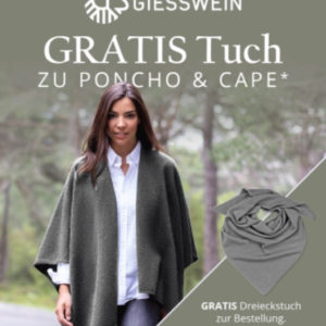 gratis Tuch aus Merinowolle von Giesswein zu Bestellung