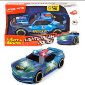 Dickie Toys - Lightstreak Police, Polizei Auto mit Licht- und Soundfunktion für 8,99€ (Amazon Prime)