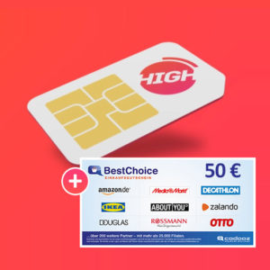 ⭐️ 20GB LTE Telekom Allnet für 20€ mtl. + 50€ DealDoktor-Bonus + 25€ Rufnummer-Bonus + 0€ AG (Sparhandy HIGH 24/20 LTE25)