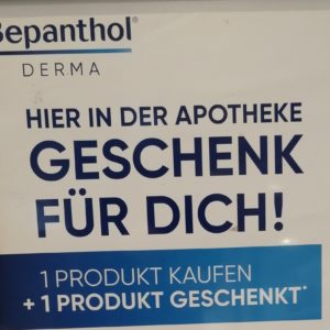 1 Bepanthol Produkt Gratis beim Kauf von 2 Produkten