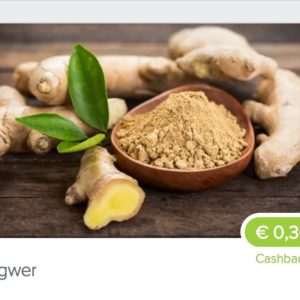 30 Cent Cashback auf Ingwer bei marktguru