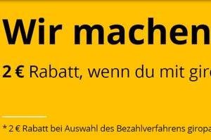 Congstar: *2€ Rabatt* bei Guthaben-Aufladung mit giropay/paydirekt