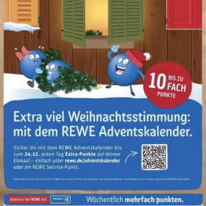 Der Rewe Adventskalender kommt ! 🎅