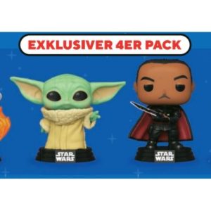 *20% Rabatt* auf Funko - POP! - The Mandalorian *exklusiver 4er Pack* & "*Marvel Comics - Black Light Vinyl*" bei Müller für 30,39€ *versandkostenfrei*