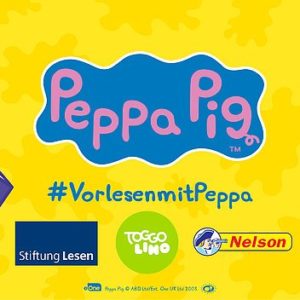 GRATIS zum bundesweiten Vorlesetag: kostenlose Broschüre &#034;*Vorlesen mit Peppa*&#034; mit Malbildern & Geschichten für Kinder in Kindergärten/Vorschulen/Grundschulen