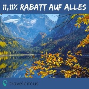 🥳 travelcircus: 11,11% Rabatt auf alle Reisen (ohne MBW) - nur heute