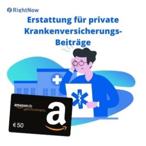 ⏰ Endet! *Tipp* 🚑 Private Krankenkasse: Ø 900€ Beitragserstattung + 50€ Bonus (Freunde und Bekannte werben!)