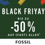 Fossil Black Friyay: Bis zu 50% Rabatt auf fast Alles