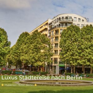 Gutschein 🎁 3 Tage Berlin im 4 Sterne Hotel inkl. Frühstück für insg. 155€ (39€ pro Nacht & pro Person)