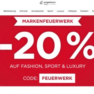 👗 Engelhorn: 20% Extra-Rabatt auf Marken-Looks