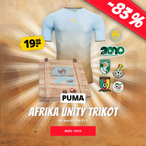 🌍⚽️ Puma Afrika Unity Fußball Trikot für 11,99€ ✌️ versandkostenfrei