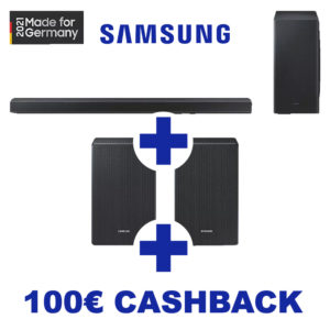 Samsung HW-Q800A Soundbar &#043; 2 Rücklautsprecher &#043; 100€ Cashback o. Buds Live