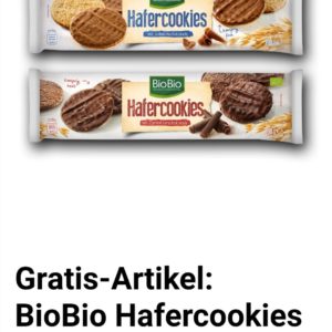 Gratis BioBio Hafercookies Netto Adventskalender Tür 04