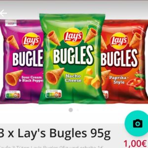 Lays bugles für 40 Cent bei Kauf von drei Tüten bei Kaufland/scondoo