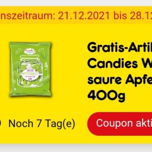 Gratis Apfelringe bei Netto