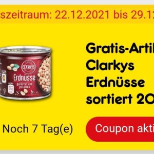 Gratis Erdnüsse bei Netto