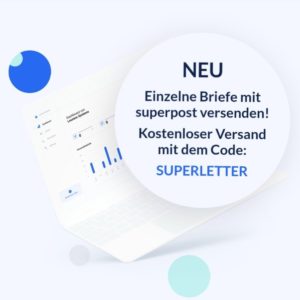 GRATIS Briefversand mit Online Post Service von pingen.de mit Code SUPERLETTER