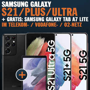 Absolut krank 🧨 Galaxy S21 / S21 Plus / S21 Ultra + Tablet mit fast 300€ Ersparnis möglich 🤑 inkl. Telekom / Vodafone / o2 Handytarifen