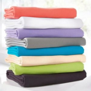 🛏 2 Stück Spannbettlaken »Jersey« mit Gummizug ab 14,14€ inkl. Versand (in 16 Farben)